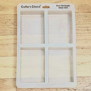 NEW Crafter's Choice Rectangle Basic Silicone Mold 1601